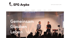 Desktop Screenshot of efg-arpke.de
